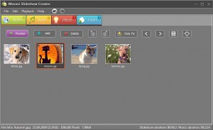 Movavi Slideshow Creator – удобная программа, предназначенная специально для создания слайд-шоу из картинок и фотографий! 